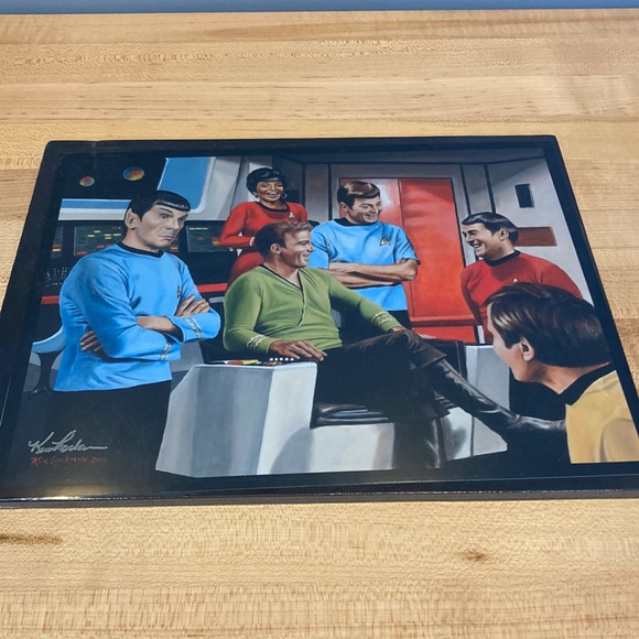 SIGNED Fine Art Print/Poster of “Comic Relief” Star Trek - Picture 1 of 5